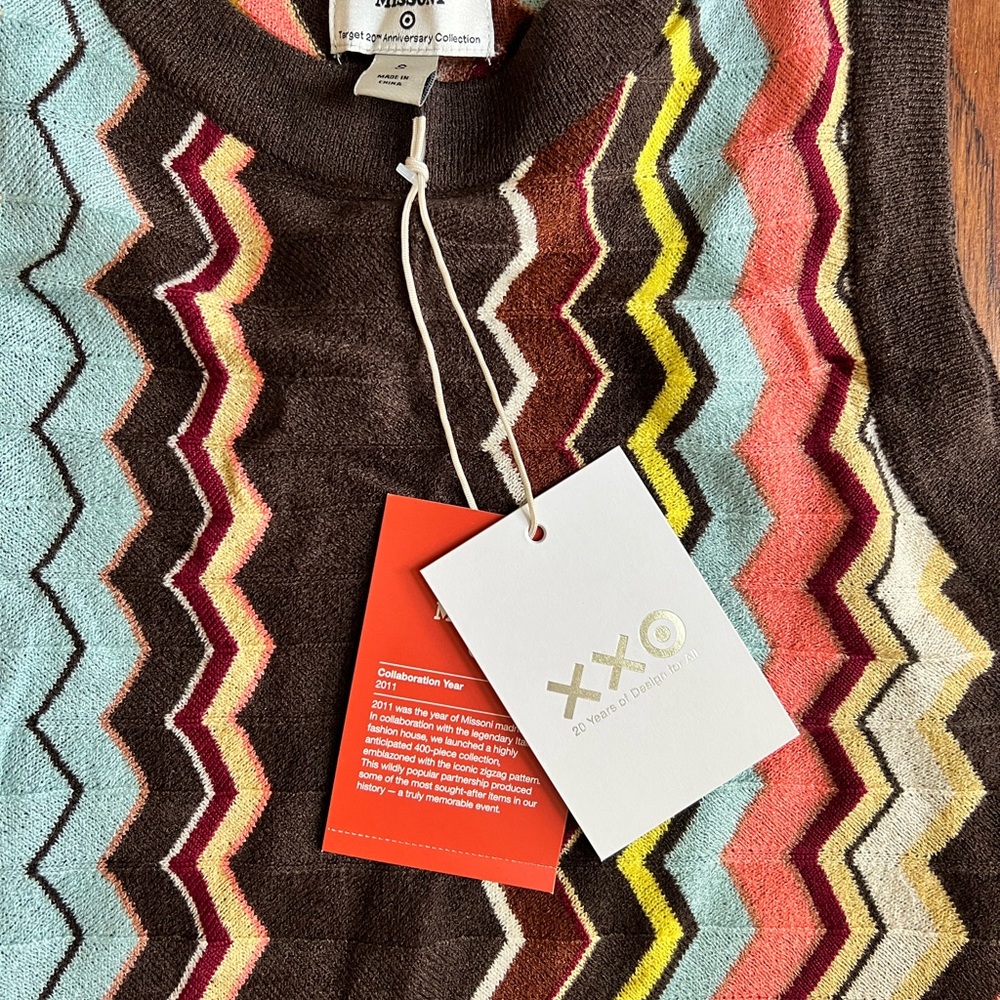NWT Missoni for Target lined knit dress size: small - Picture 3 of 3